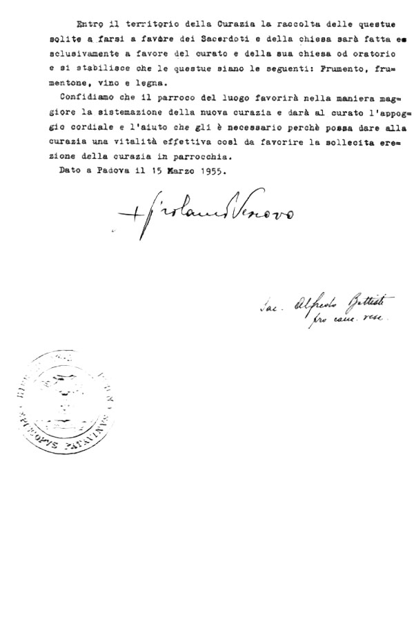Curazia di Cave 1955