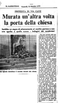Articolo sulla chiesa murata